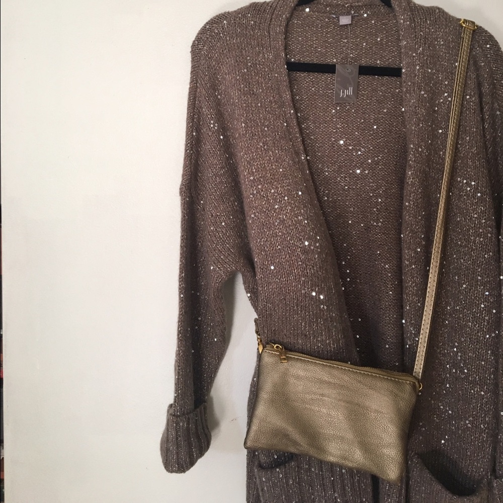 J Jill Sparkly Cardigan