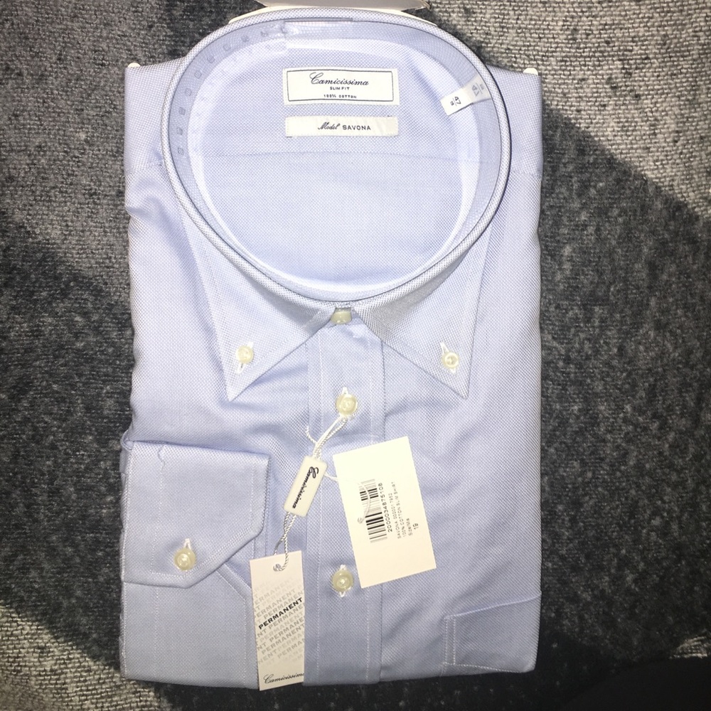 "Camicissima" NWT! 👔 "SLIM FIT" BD (47/19)