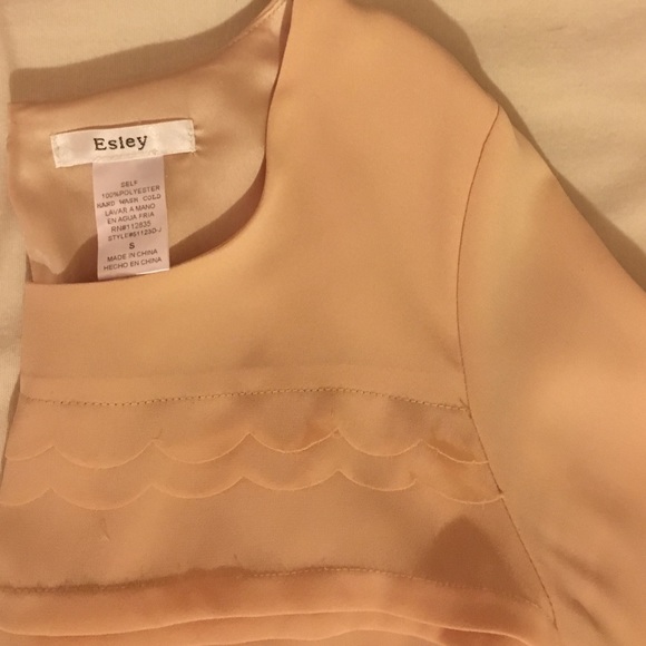 light pink/peach long sleeve dress - Picture 1 of 3