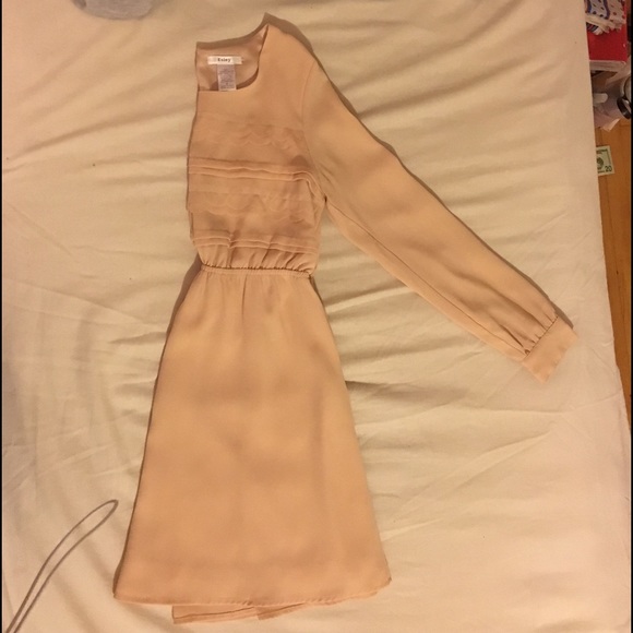 light pink/peach long sleeve dress - Picture 2 of 3