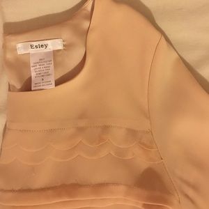 light pink/peach long sleeve dress