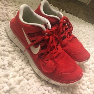 Red Nike Free Runs!
