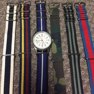 Timex for J Crew watch & SIX interchangeable bands