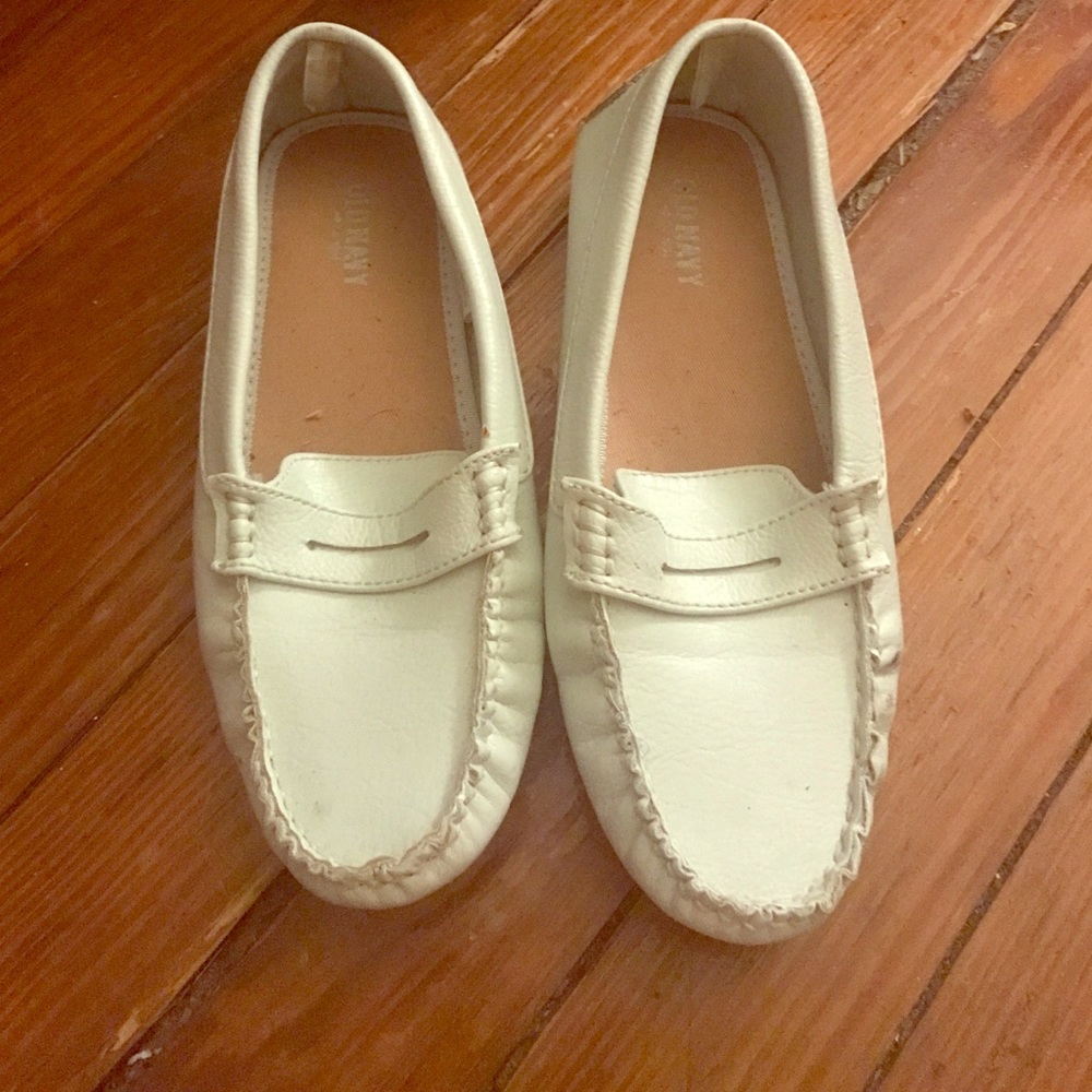 Old Navy mint green driving loafers