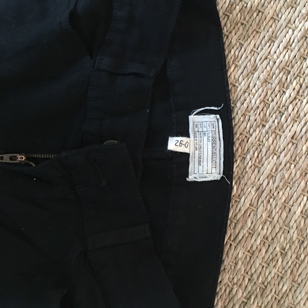 Current/Elliott black legging jean