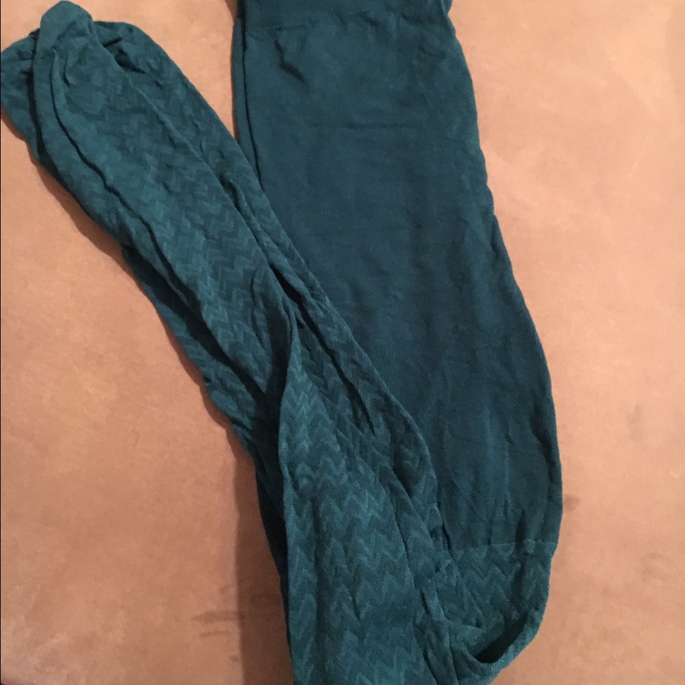 Teal tights