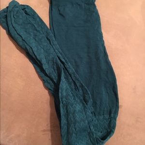 Teal tights