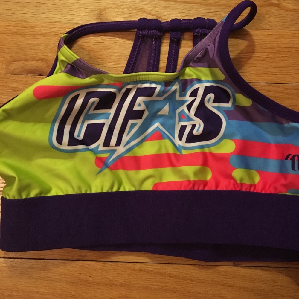 Cheer Factor Varsity sports top.