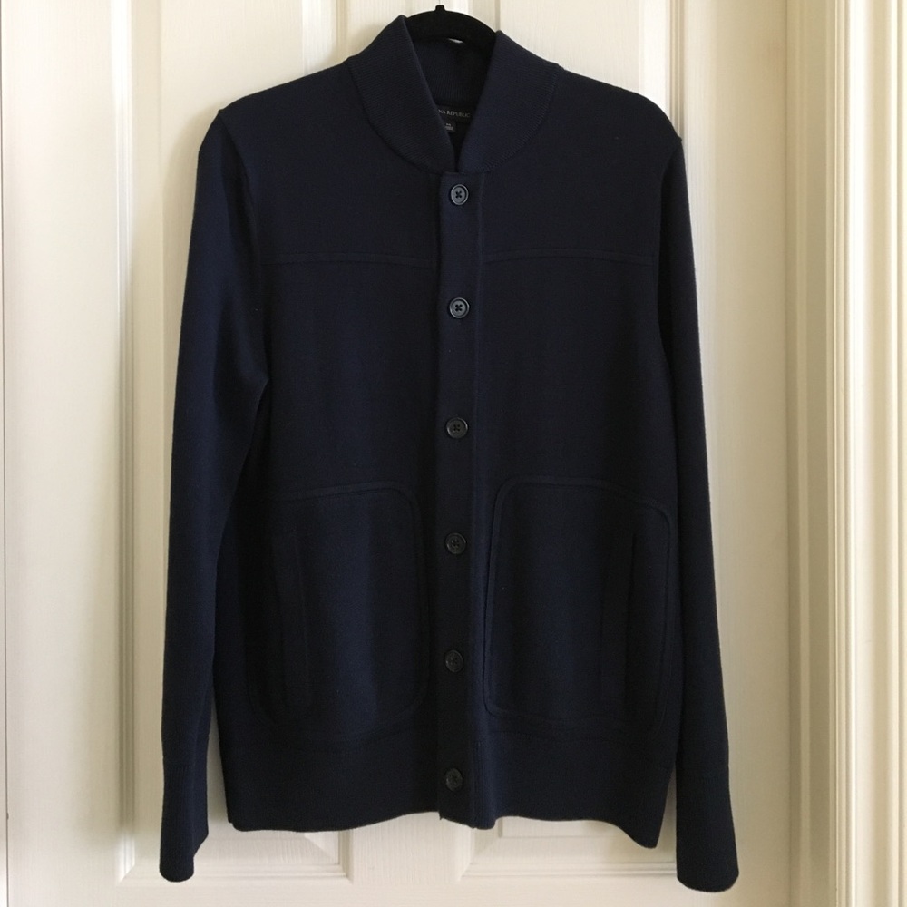 Mens banana republic cardigan