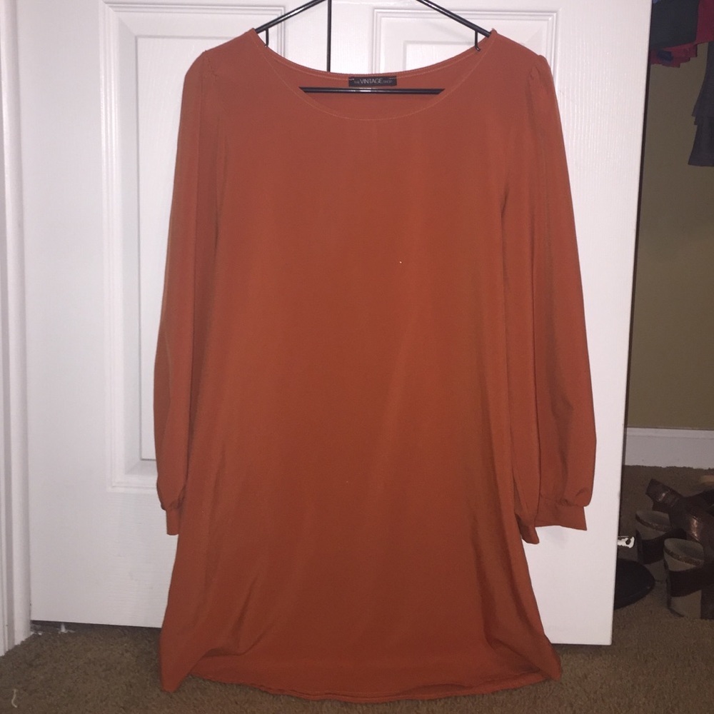 Burnt Orange Dress