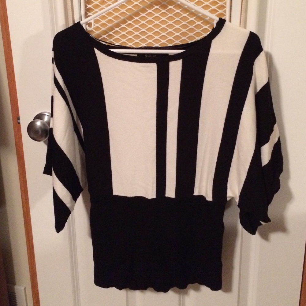 Black & White Sweater