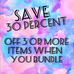 BUNDLE AND SAVE!!!!
