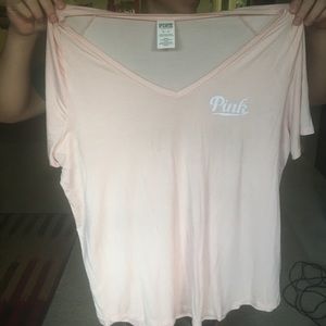 Baggy pink Victoria's Secret sport shirt