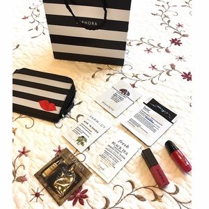 FINAL PRICE! Sephora sample set with bag!