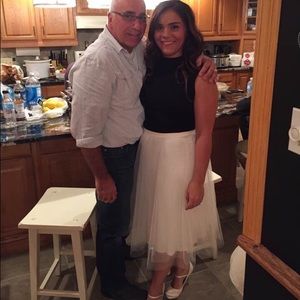 Tutu Style Tulle Skirt Wedding Rehearsal Dinner