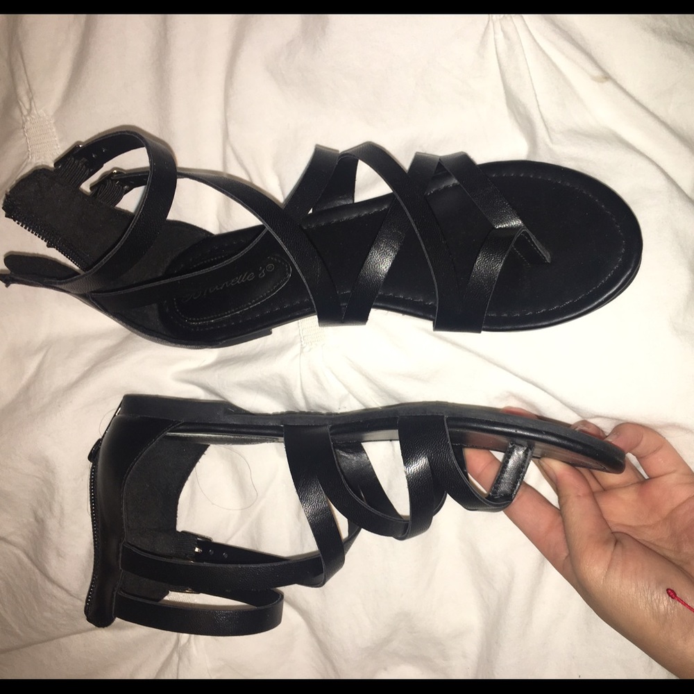 Black sandals