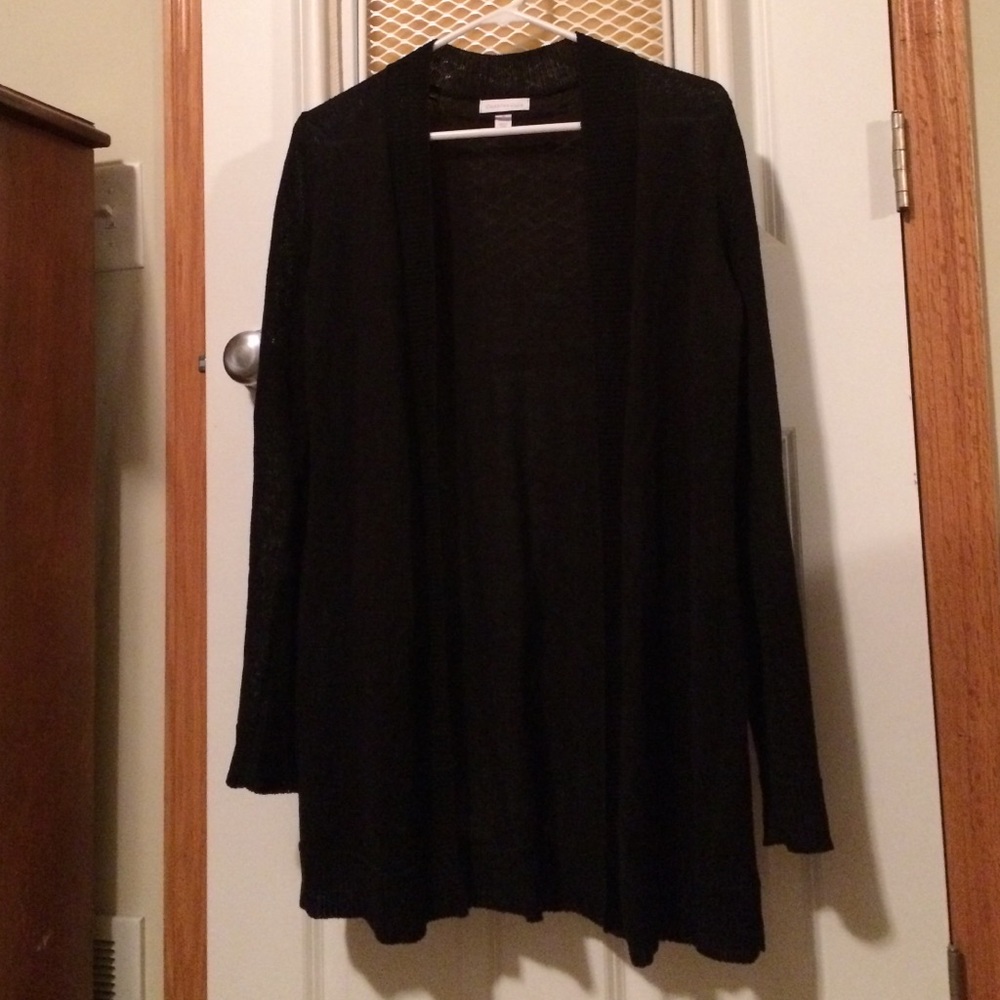 Black Linen Sweater