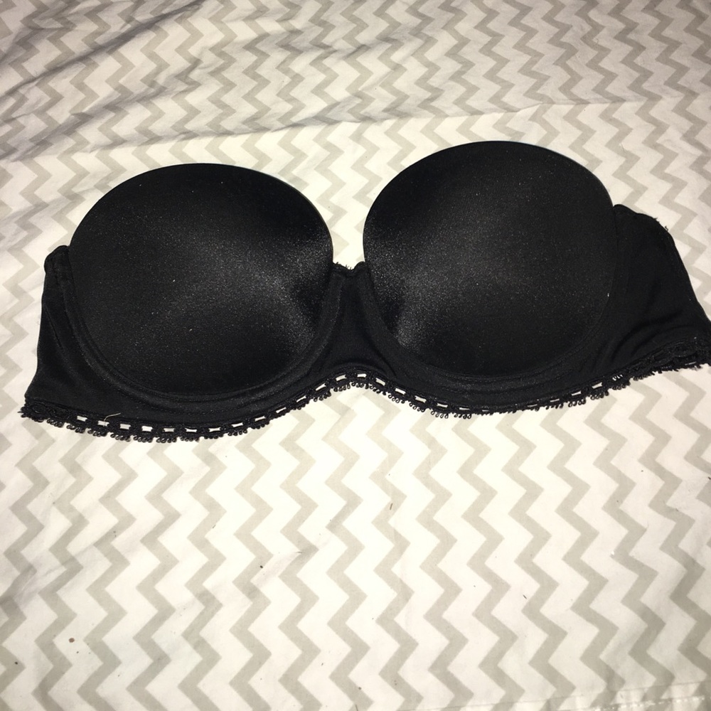 Black Calvin Klein strapless push up
