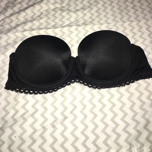Black Calvin Klein strapless push up