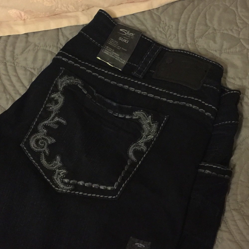 Silver suki boot cut jeans