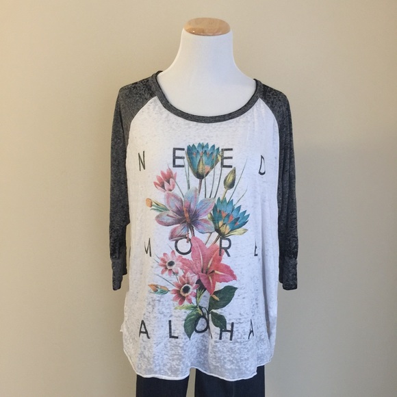 Free State Tops - Free State oversized graphic baseball tee