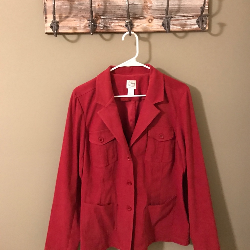 Burgundy Jacket