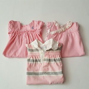 3 Girls Ralph Lauren outfits size 0-3M