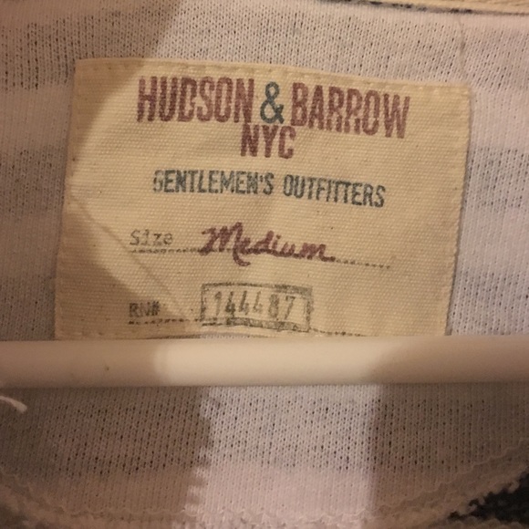 striped hooded quarter zip - Picture 2 of 3