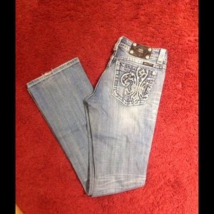 MISS ME boot cut jeans