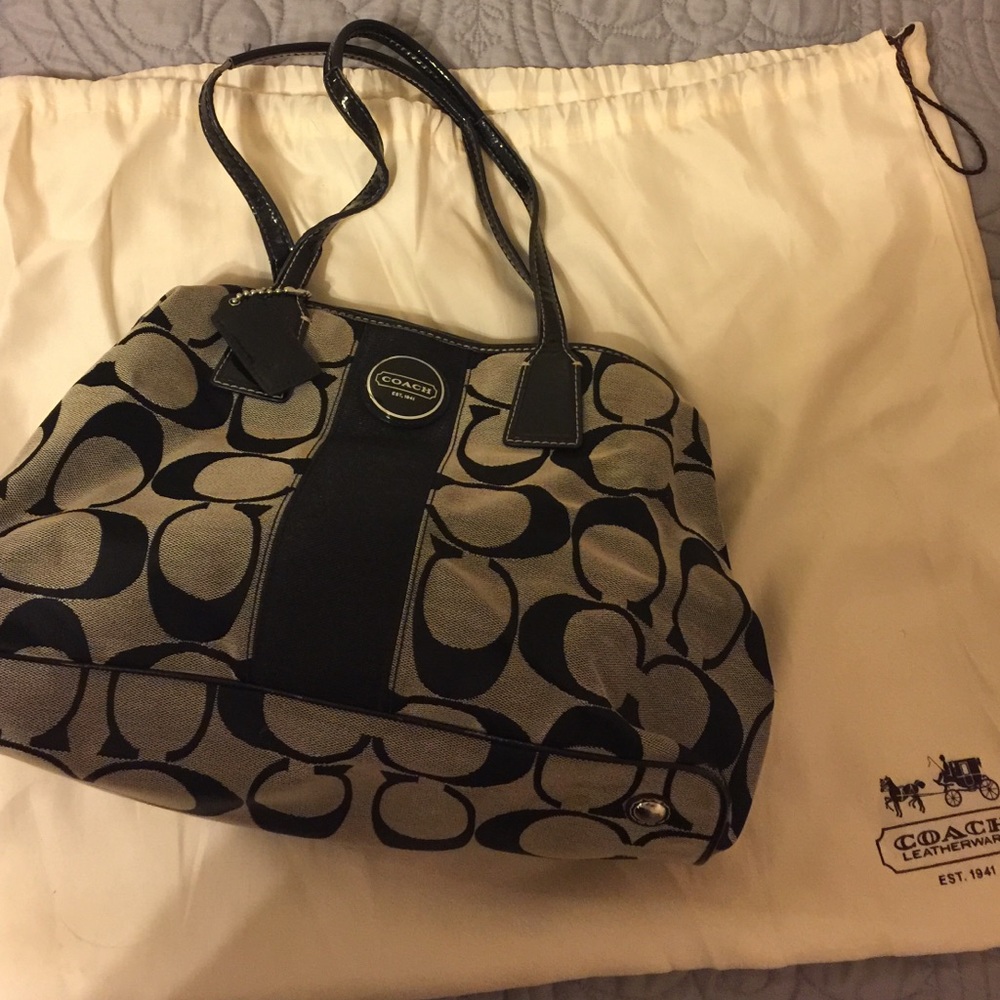 Coach black like new