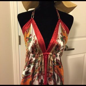 Beautiful Printed Handkerchief Festival Dress