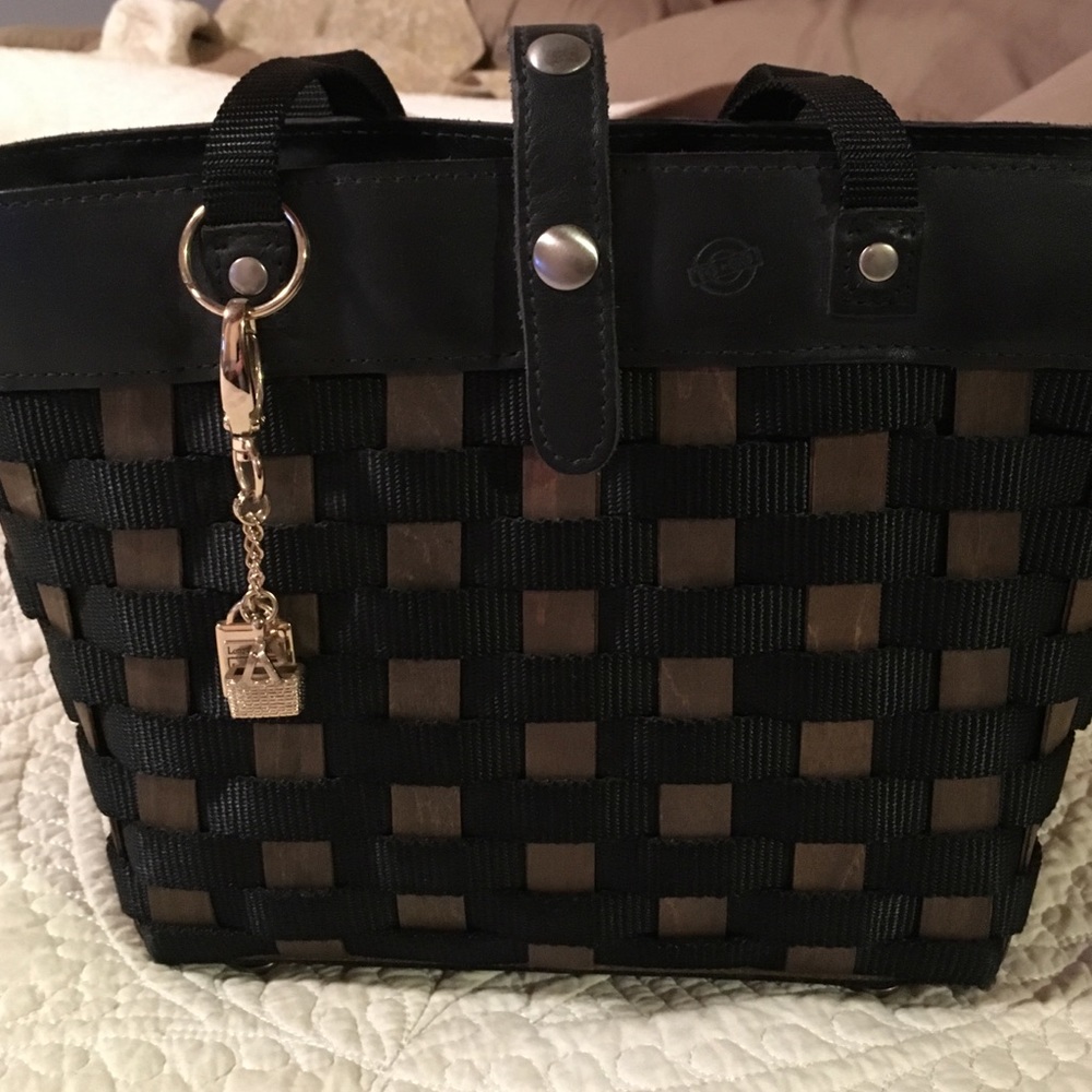 Basket weave purse tote