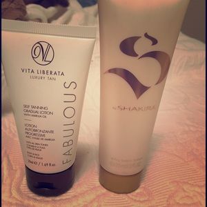 Self-Tanning lotion AND regular Body Lotion