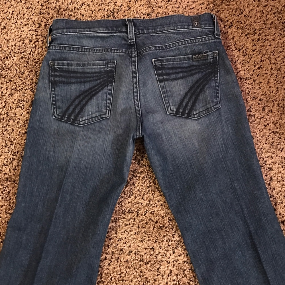 7FAM DOJO jeans 25 waist 30" inseam