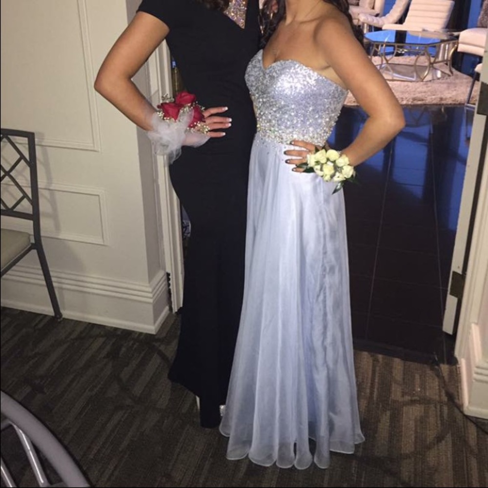 Blue La Femme prom dress