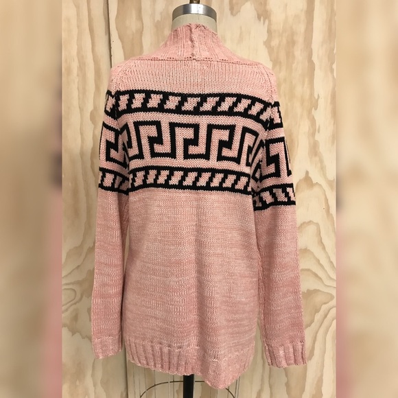 Abstract Print Cardigan - Picture 2 of 3