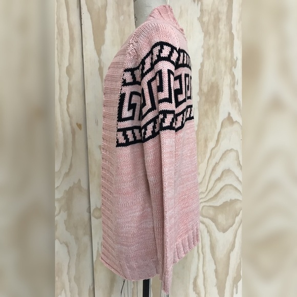 Abstract Print Cardigan - Picture 3 of 3