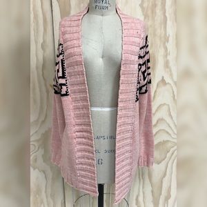 Abstract Print Cardigan