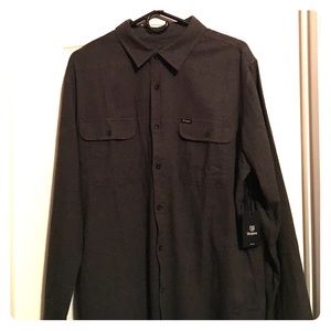 Brixton Donez Flannel L/S Charcoal size: L