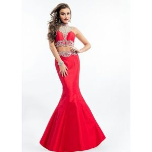 Rachel Allan 7145 Sparkling Illusion Prom Gown