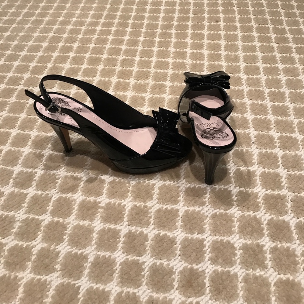 vince camuto patent leather heels