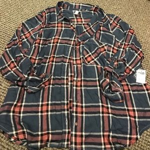 NWT Charlotte Russe Checkered Top