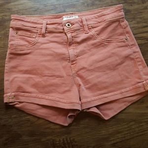 GUESS Salmon Cuffed Shorts