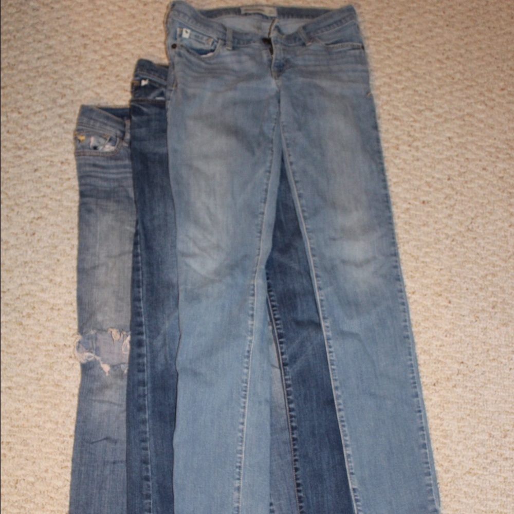 Abercrombie Kids 16 Slim Girls Jeans Bundle