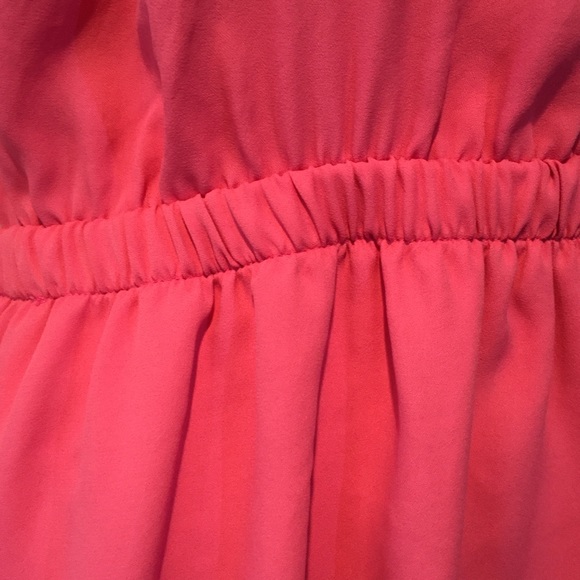 Lush Pink and black slip dress. Size small. - Picture 3 of 5