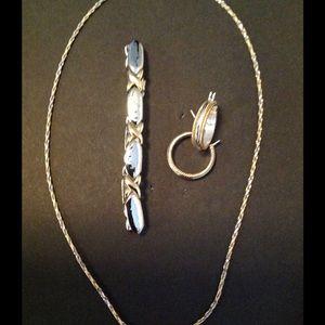Reduced! 3 FOR 1,  Gold & Silver, Necklace Set
