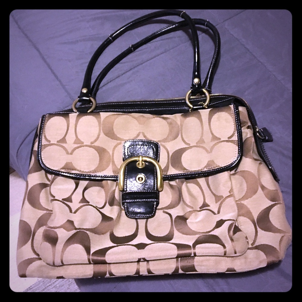 Xtra large Coach Signature bag