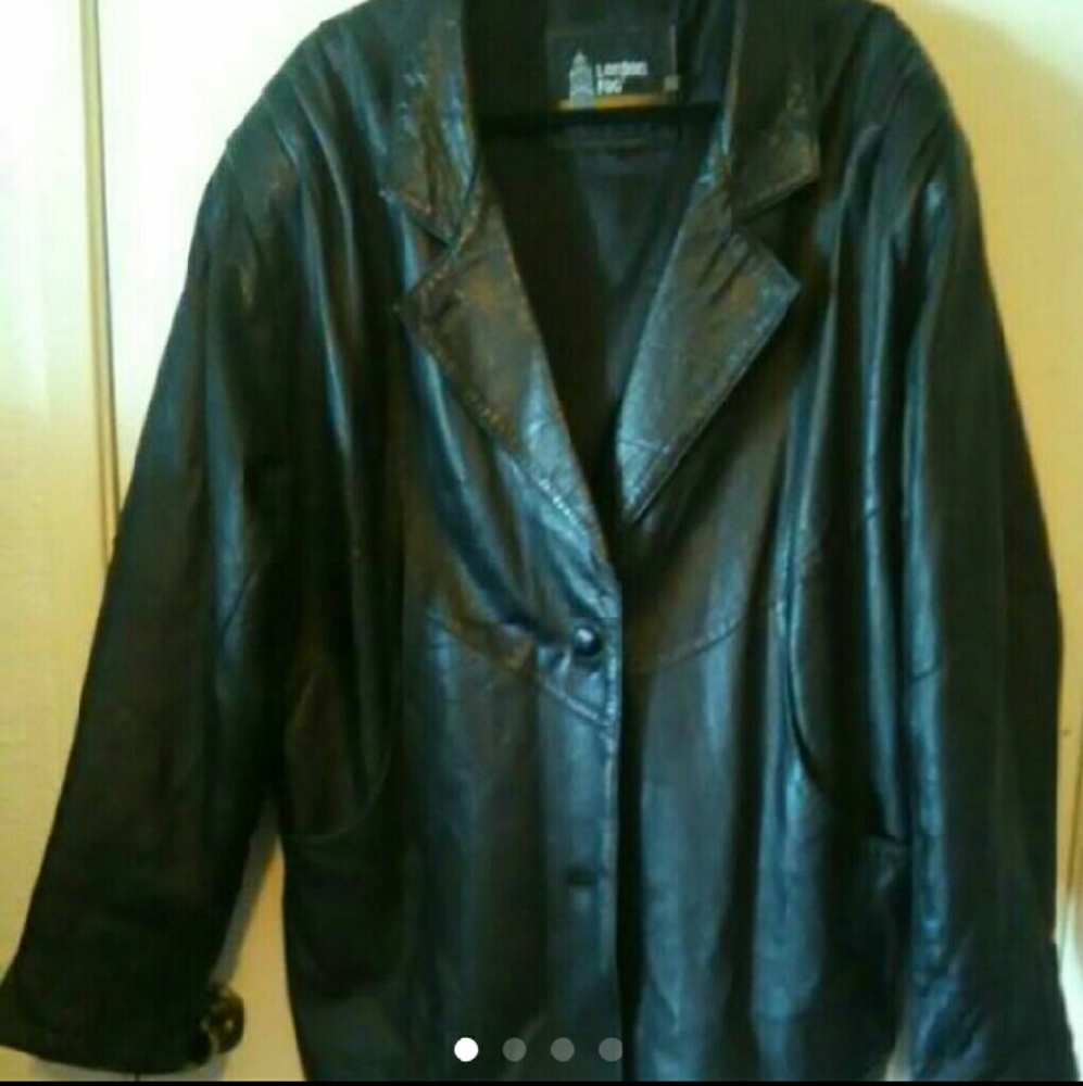 London Fog Leather Jacket OBO