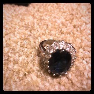 Park Lane Blue Oval Ring
