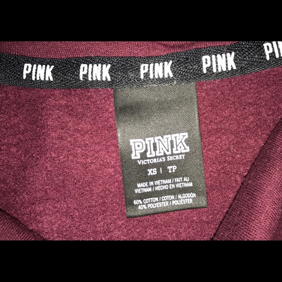 VS Pink Maroon 🐮neck Hoodie-XS(?S),Pant-S - Picture 5 of 6